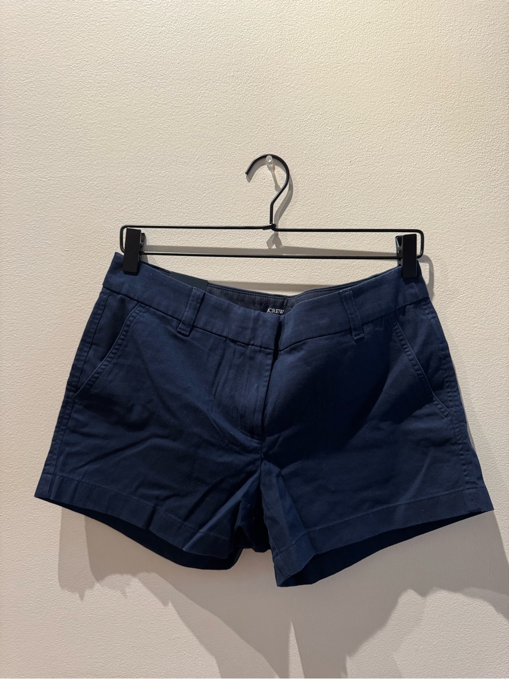 NWT J.Crew 3" Stretch Chino Shorts - [Navy Blue] - Size 6